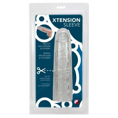 Nástavec na penis XTension Sleeve transparent