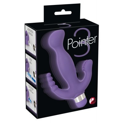 Vibrátor 3 Pointer purple