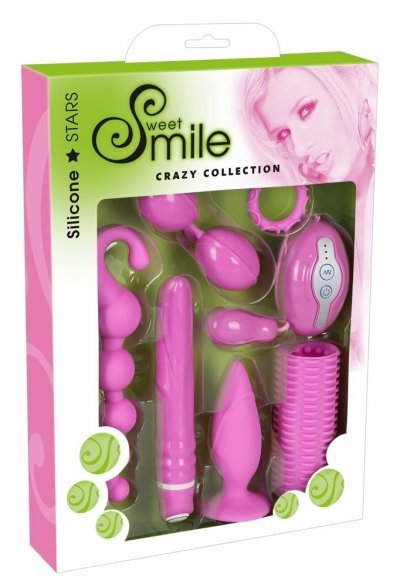 Krásná růžová sada Smile Crazy Collection 7 dílů