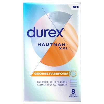 Durex Hautnah XXL kondomy 8 ks