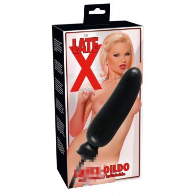 Latexové nafukovací dildo