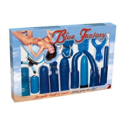 Sada erotických hraček "Blue Fantasy"