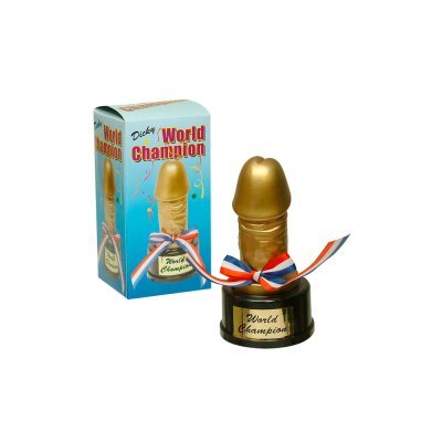 "World Champion" cock trophy