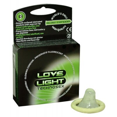 Love Light glowing condom 3pcs