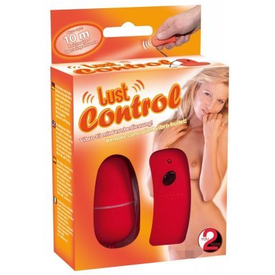 Vibrační vajíčko Lust Control červené