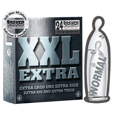 Secura XXL extra 24pcs condoms
