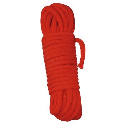 Červené lano shibari bondage  10 m