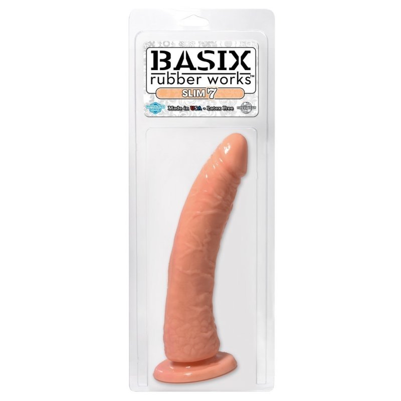 Dildo Basix slim Dong 20 cm Basix Rubber Works