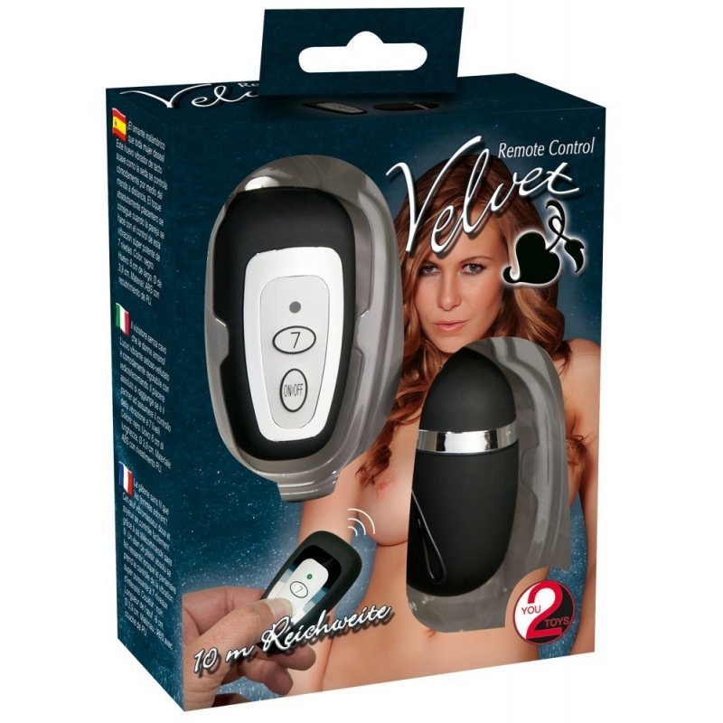 Vibrační vajíčko E7 Wireless Egg Black You2Toys