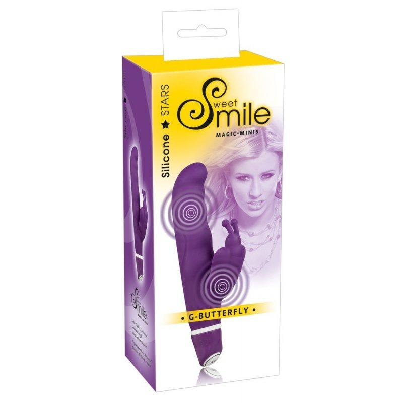 Vibrátor Smile G-Butterfly fialový Sweet Smile