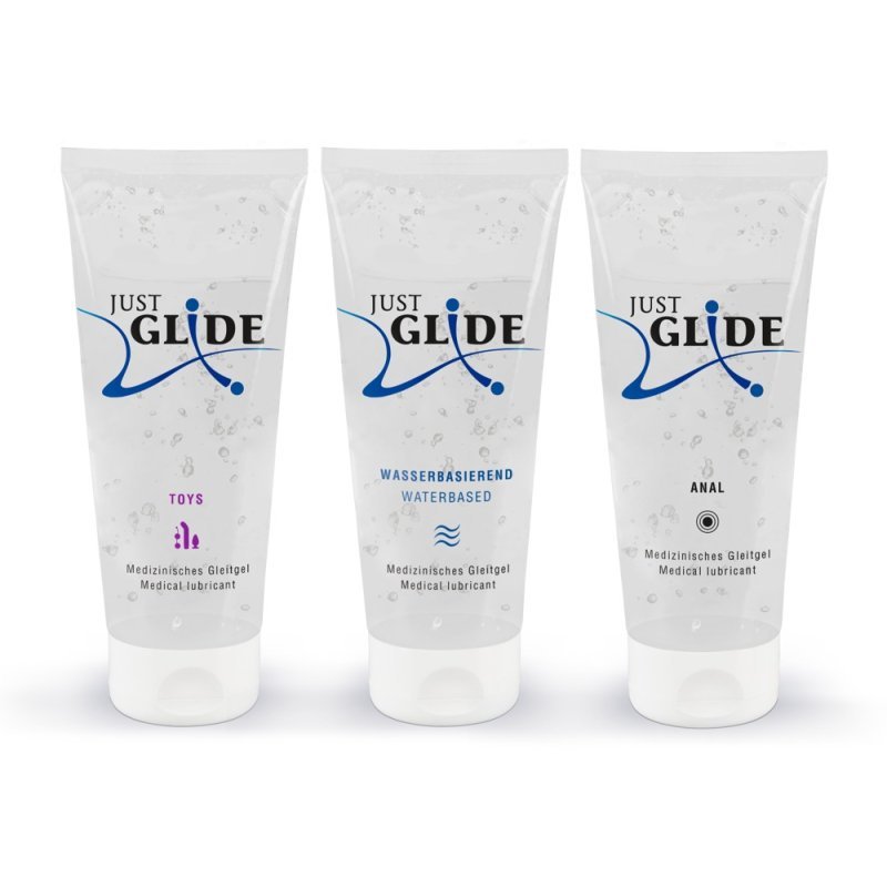 Sada lubrikačních gelů Just Glide 3x200ml Just Glide