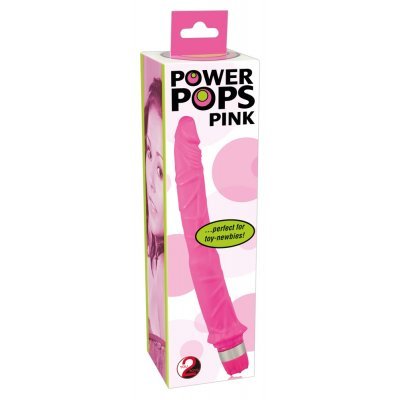 Anální vibrátor růžový 17,5 cm