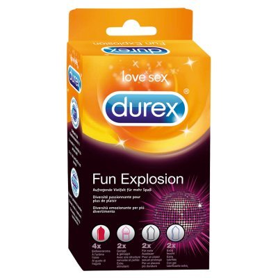 Kondomy Durex Fun Explosion 10er