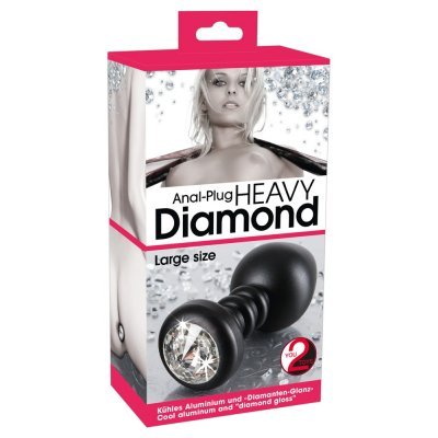 Anální kolík Diamond Plug L