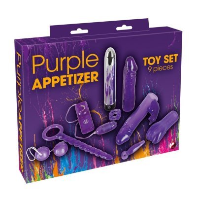9-dílná sada Purple Appetizer