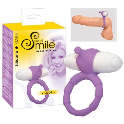 Erekční kroužek se stimulátorem klitorisu Smile