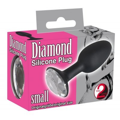 Anální kolík Butt Plug Diamond S
