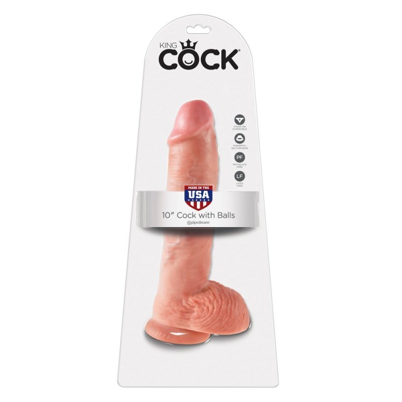 Pipedream King Cock 10″ Cock with Balls