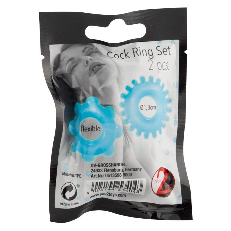 Sada erekčních kroužků Cock Ring Set pack of 2 You2Toys