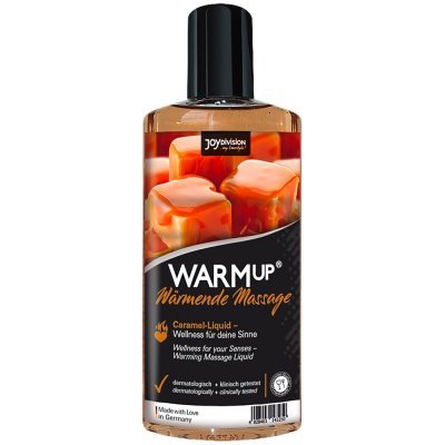 Hřejivý masážní olej WarmUp karamel 150ml