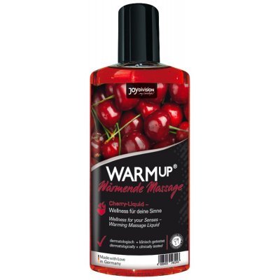 Hřejivý masážní olej WarmUp třešeň 150ml