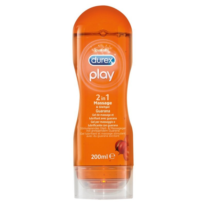 Durex play 2v1 masážní a lubrikační gel 200ml guarana Durex