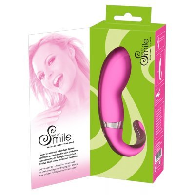 Minivibrátor se stimulátorem klitorisu růžový