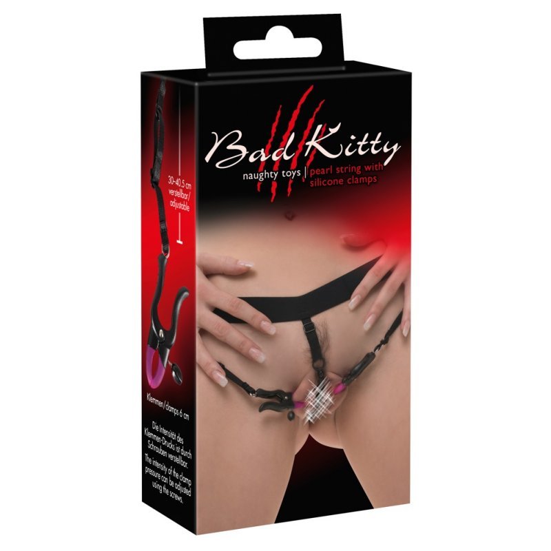 BK pearl string a silicone clamp Bad Kitty