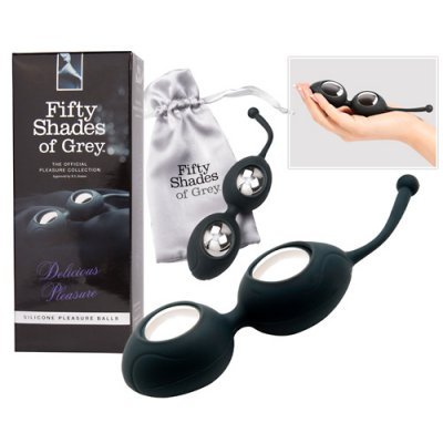 Silikonové Venušiny kuličky Delicious Pleasure z Kolekce Fifty Shades of Grey