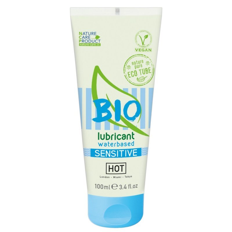 Lubrikační gel HOT BIO Sensitive na vodní bázi 100 ml HOT