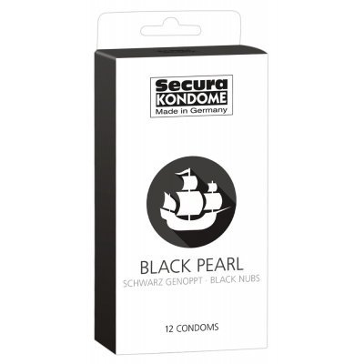 Kondomy Secura Black Pearl 12ks