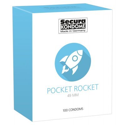 Kondomy Secura Pocket Rocket 49 mm x 100ks