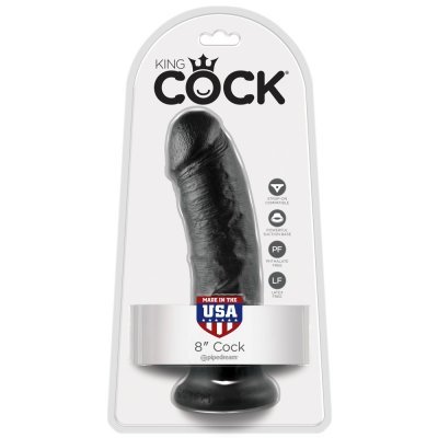 Dildo 8" černé