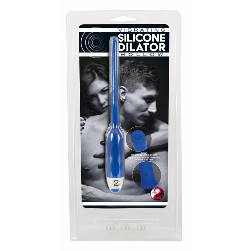 Vibrační silikonový dilatátor modrý You2Toys