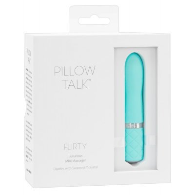Minivibrátor Pillow Talk Flirty Teal 11 cm
