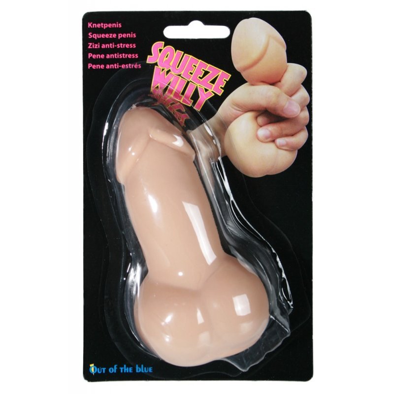 Antistresová hračka ve tvaru penisu