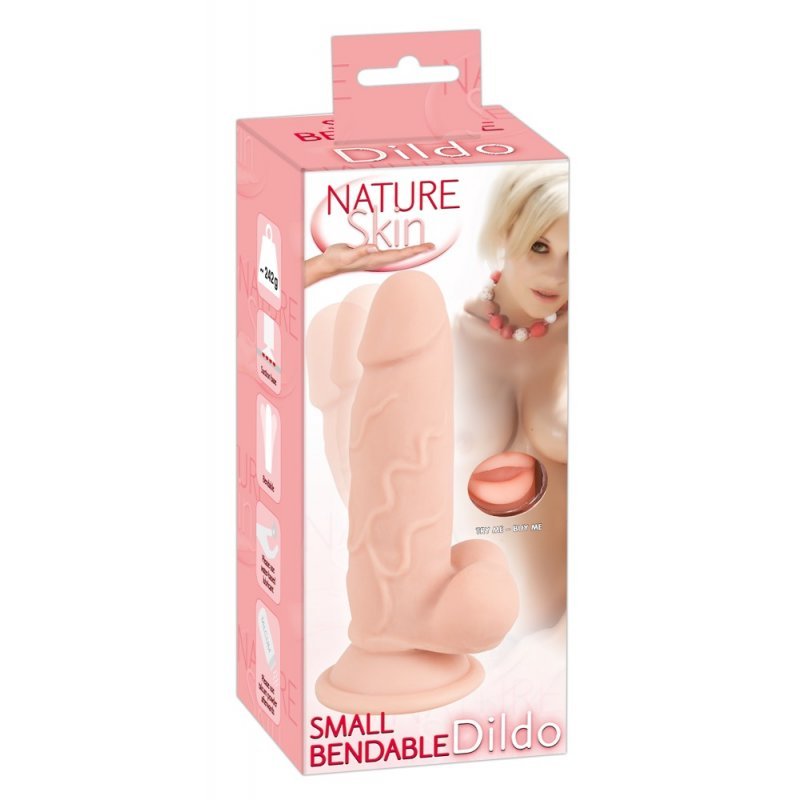 Realistické ohýbací dildo 17cm Nature Skin