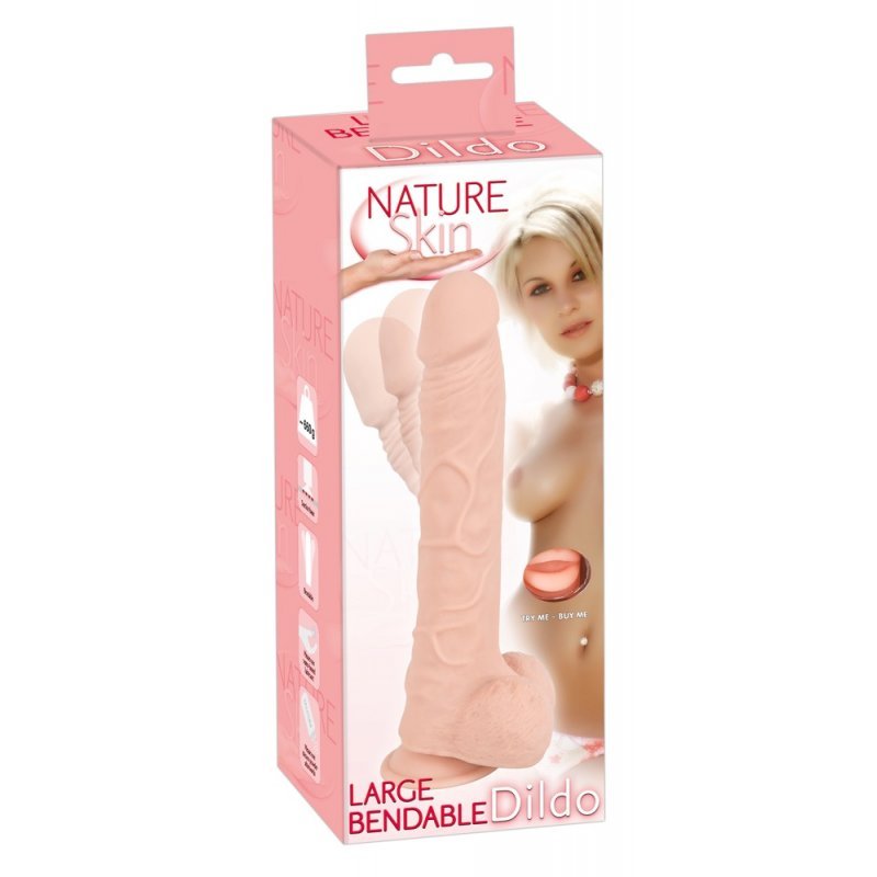 Realistické ohýbací dildo 28.5cm Nature Skin