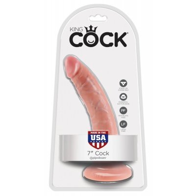 Realistické dildo King Cock 7 inch 18 cm