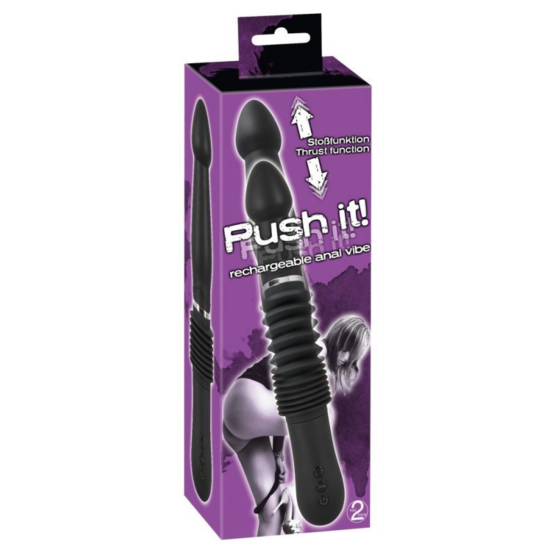 Šukací anální vibrátor Push it rechargeable You2Toys