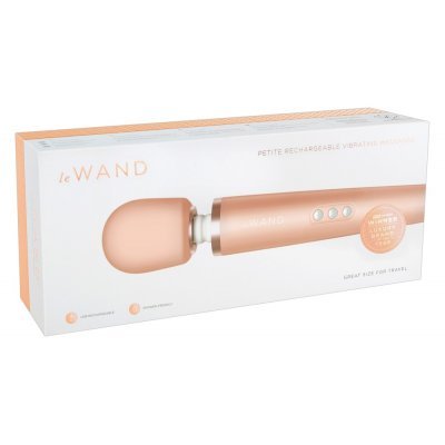 Cestovní masážní vibrátor le Wand Petite rose gold