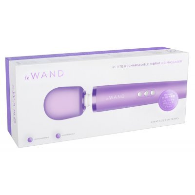 Cestovní masážní vibrátor le Wand Petite violet