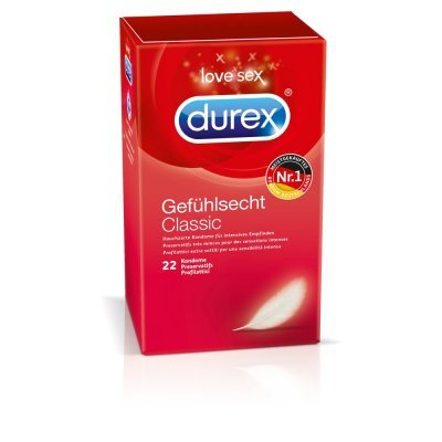 Kondomy Durex Gefühlsecht Class 22ks