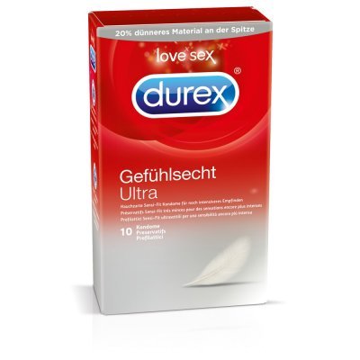 Kondomy Durex Gefühlsecht Ultra 10ks
