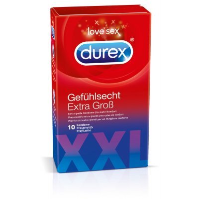 Kondomy Durex gefühlsecht extra groß10ks