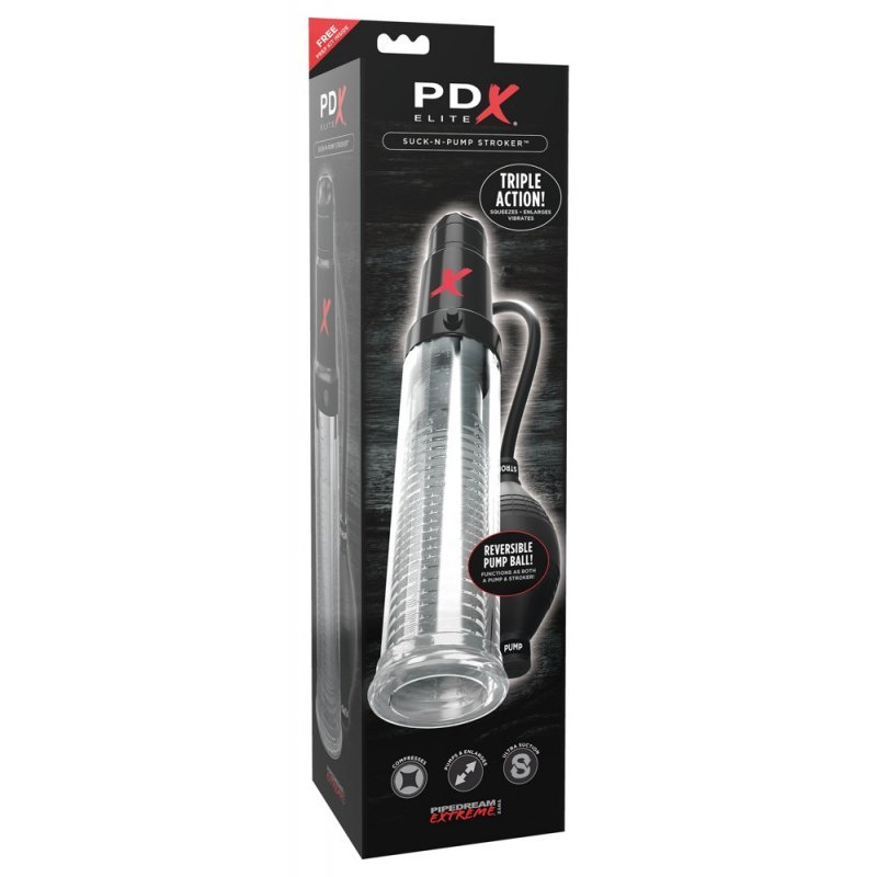 PDX ELITE Suck-N-Pump Stroker