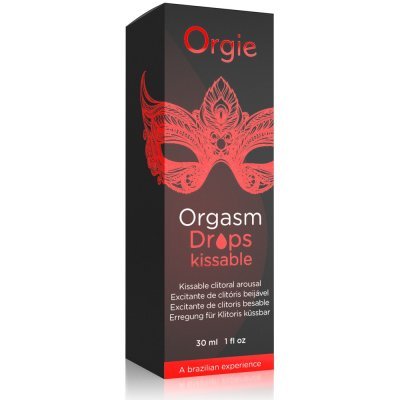 Kapky na klitoris Orgasm Drops kissable 30ml