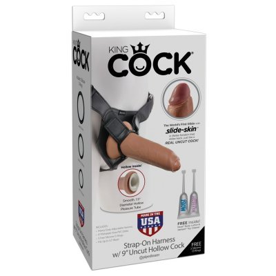 King Cock 9in. Uncut Strap-On