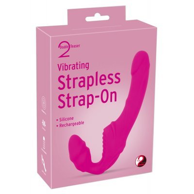 Vibrating Strapless Strap-on 2