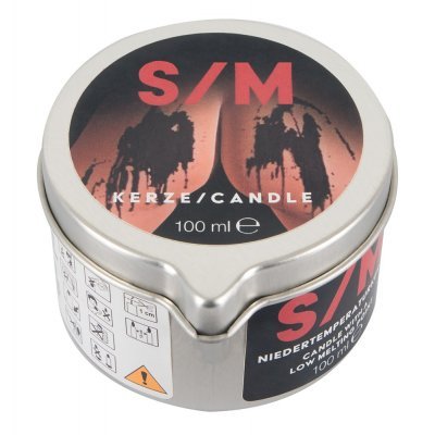 S/M Candle in a Tin black100 g